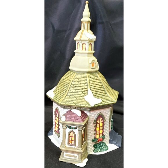 Dickens Towne series HOPE CHAPEL Christmas Village octagon chapel building 1998 - Picture 3 of 9